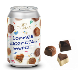 Canette Maître-Maîtresse avec un mélange de pralines (95g)