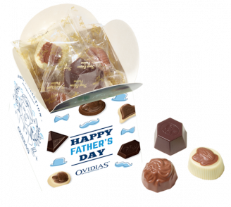 Father's Day-box with chocolate mix (200g)